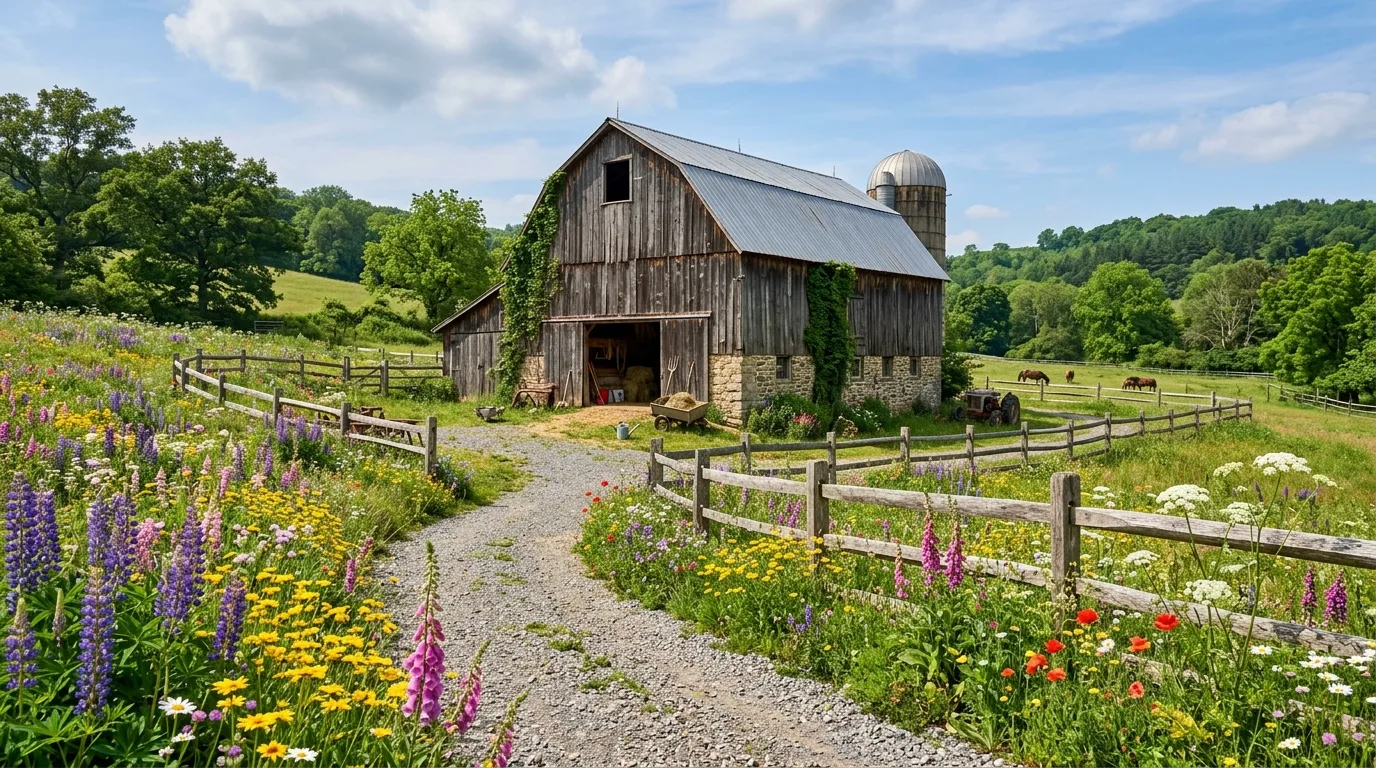 10 Barn Landscaping Ideas for a Rustic Feel